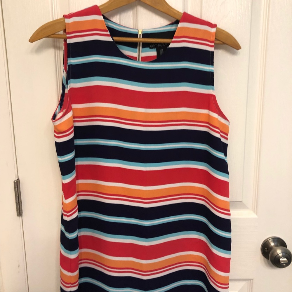 Cynthia Rowley Sleeveless Striped Dress